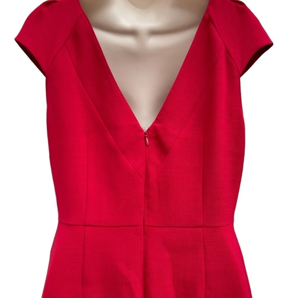 New! Antonio Melani Anita Sheath Dress Red Currant Size 4 Women’s Nwt 6890 - Picture 10 of 13